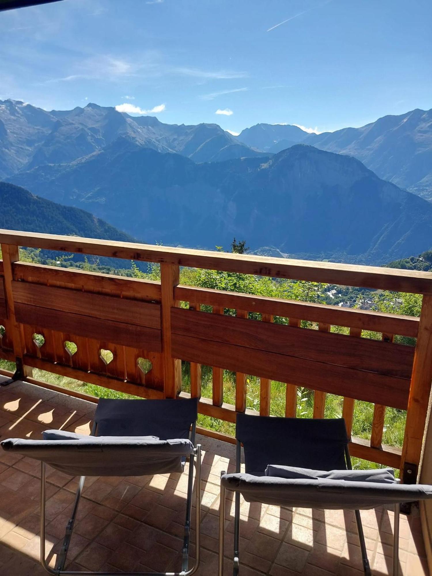 Appartement Confortable A L'Alpe D'Huez De 27 M² Avec Vue Montagne Alpe d'Huez Exterior foto