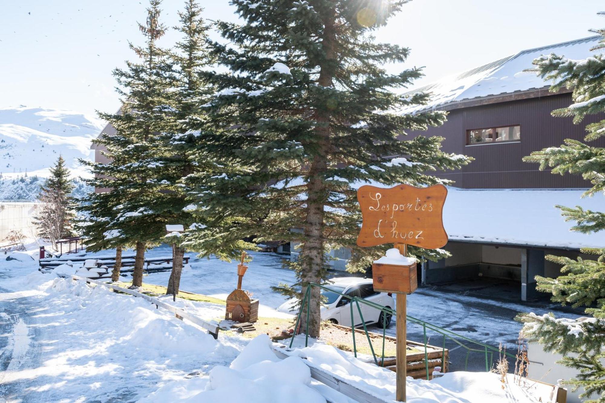 Appartement Confortable A L'Alpe D'Huez De 27 M² Avec Vue Montagne Alpe d'Huez Exterior foto