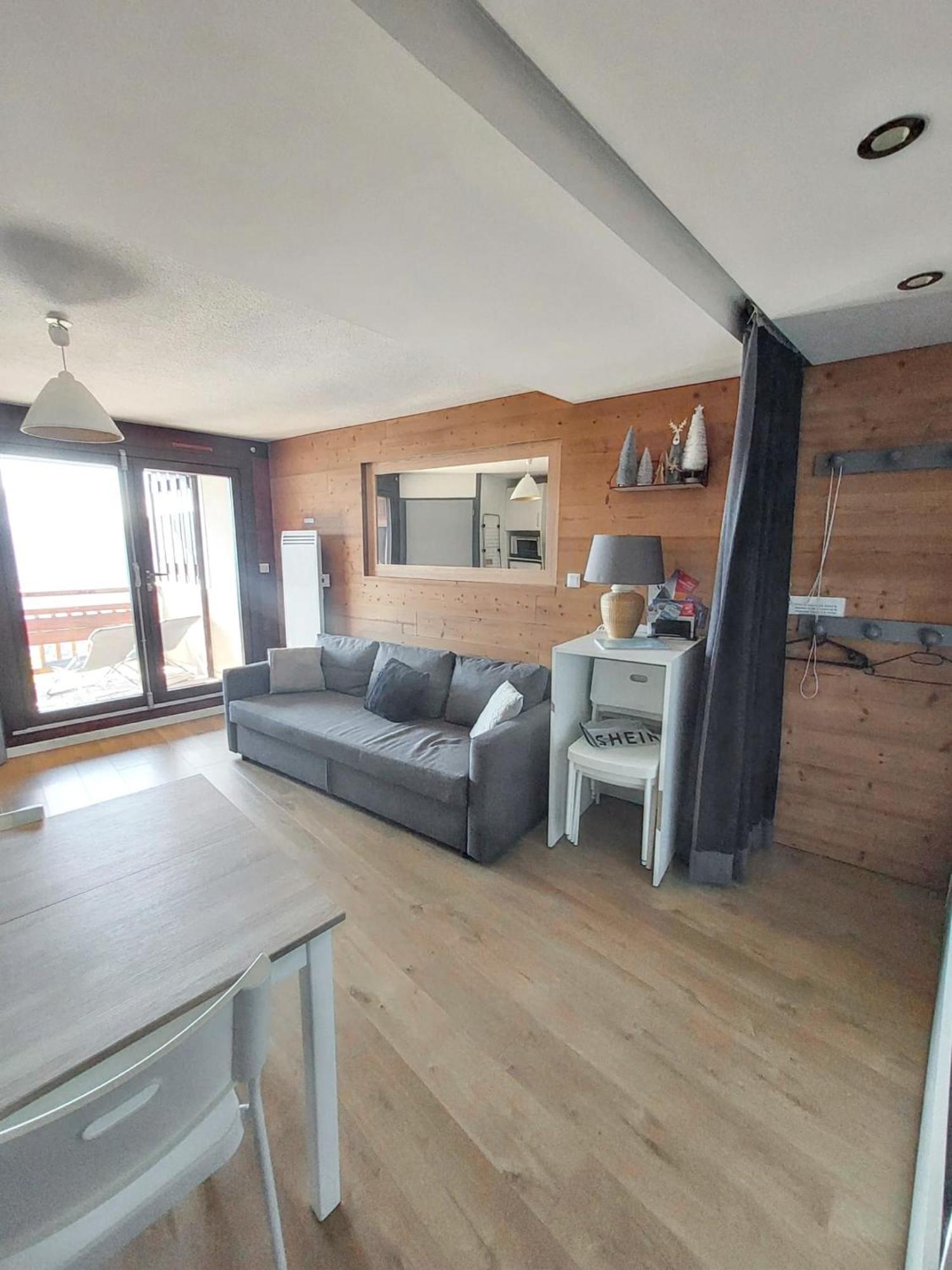 Appartement Confortable A L'Alpe D'Huez De 27 M² Avec Vue Montagne Alpe d'Huez Exterior foto